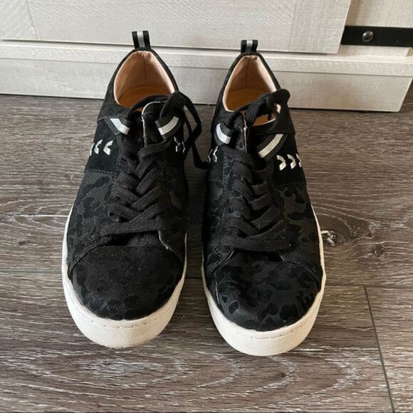 Jack Rogers Ainsley Black Fabric Sneakers Size 40 (9.5) - Picture 3 of 9